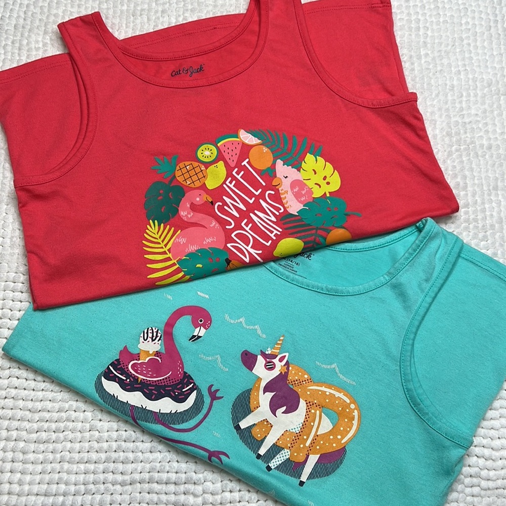 Cat & Jack Sleepwear Set of Two Tank Tops